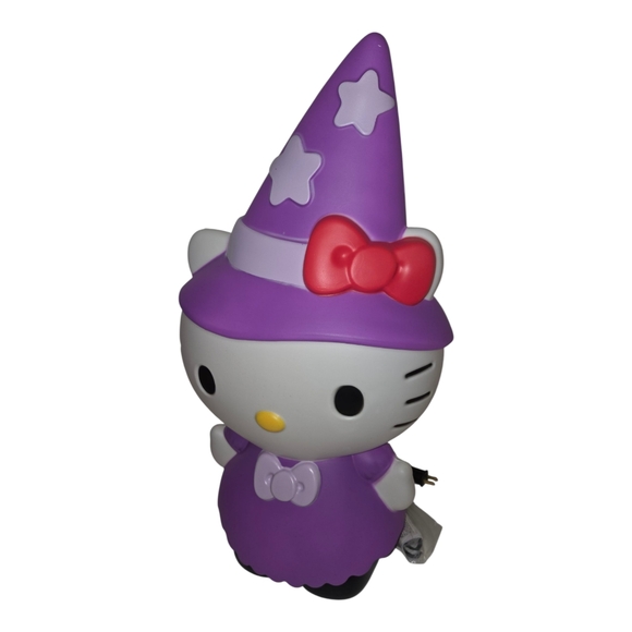 Hello Kitty Purple Halloween Witch Indoor/Outdoor Light Up...